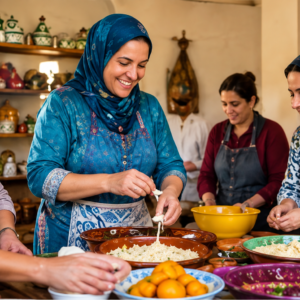 Cooking with a Women's Cooperative