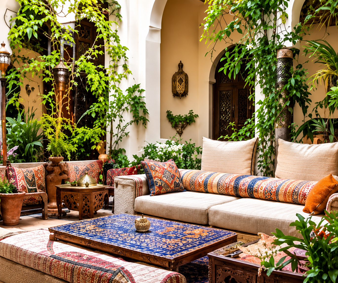 Moroccan Riad Lounge